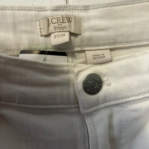 Jeans J crew white jeans Stretch 27/28 Hot Jeans😁 - Picture 2 of 3